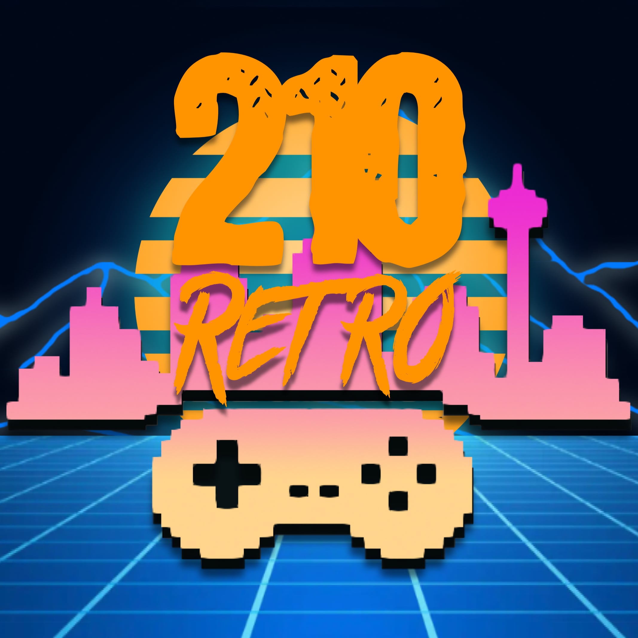 210 Retro - Retro gaming conventions, 80s nostalgia, vaporwave and synthwave aesthetic for gamers, collectors, and vendors